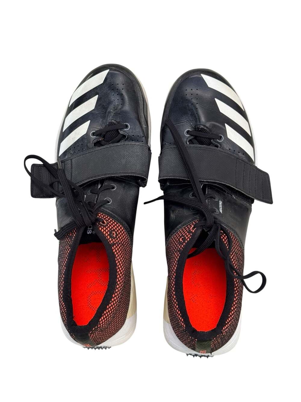 Adidas Men Adizero LJ Long Jump Track and Field Spikes - Black/Orange (Art CG384